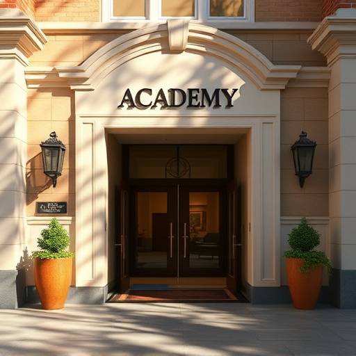 Front entrance of the acting academy
